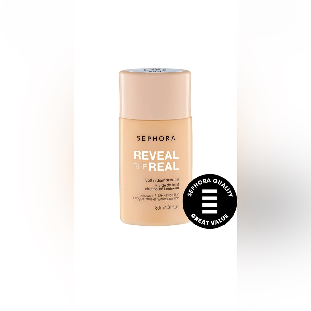 🌸SEPHORA COLLECTION Reveal The Real 12HR Soft Radiant Skin Tint 130 N 30 mL